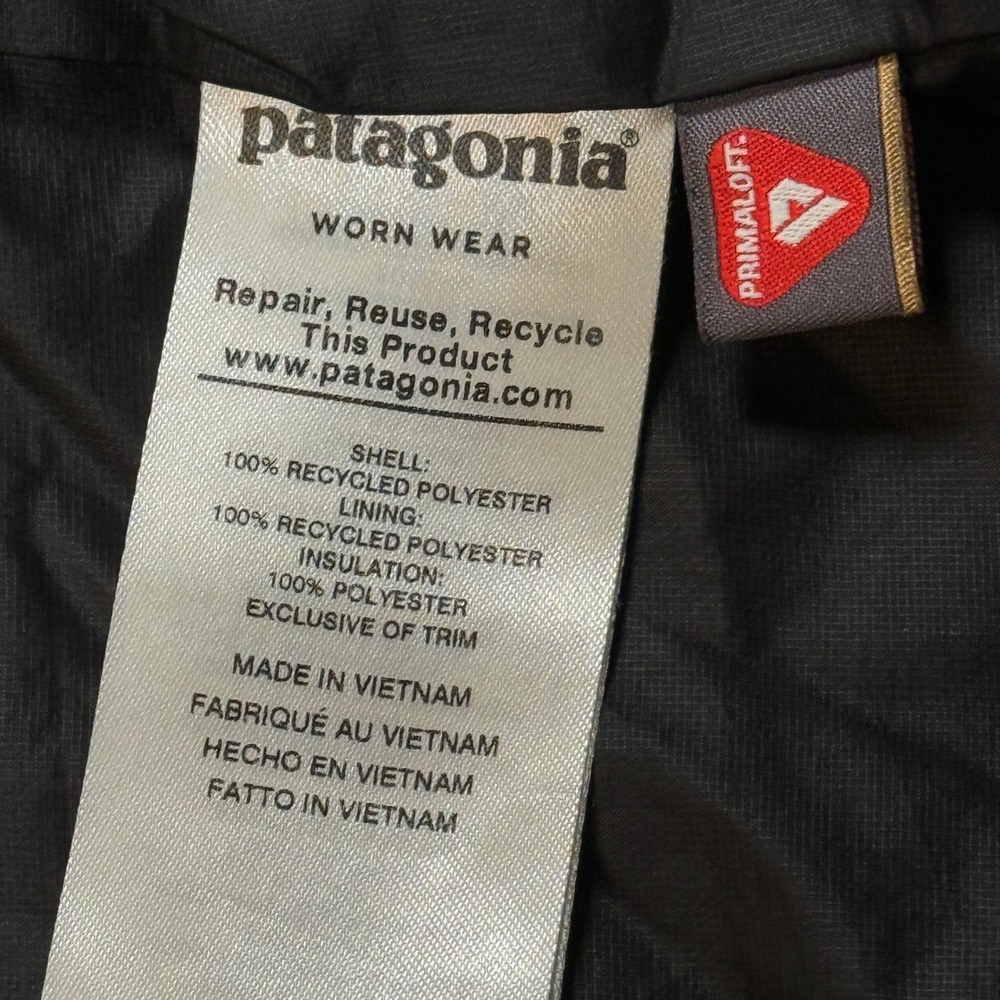 Patagonia Nano Puff Vest Womens Small Black Quilted PrimaLoft Full Zip 84247 - Picture 5 of 9